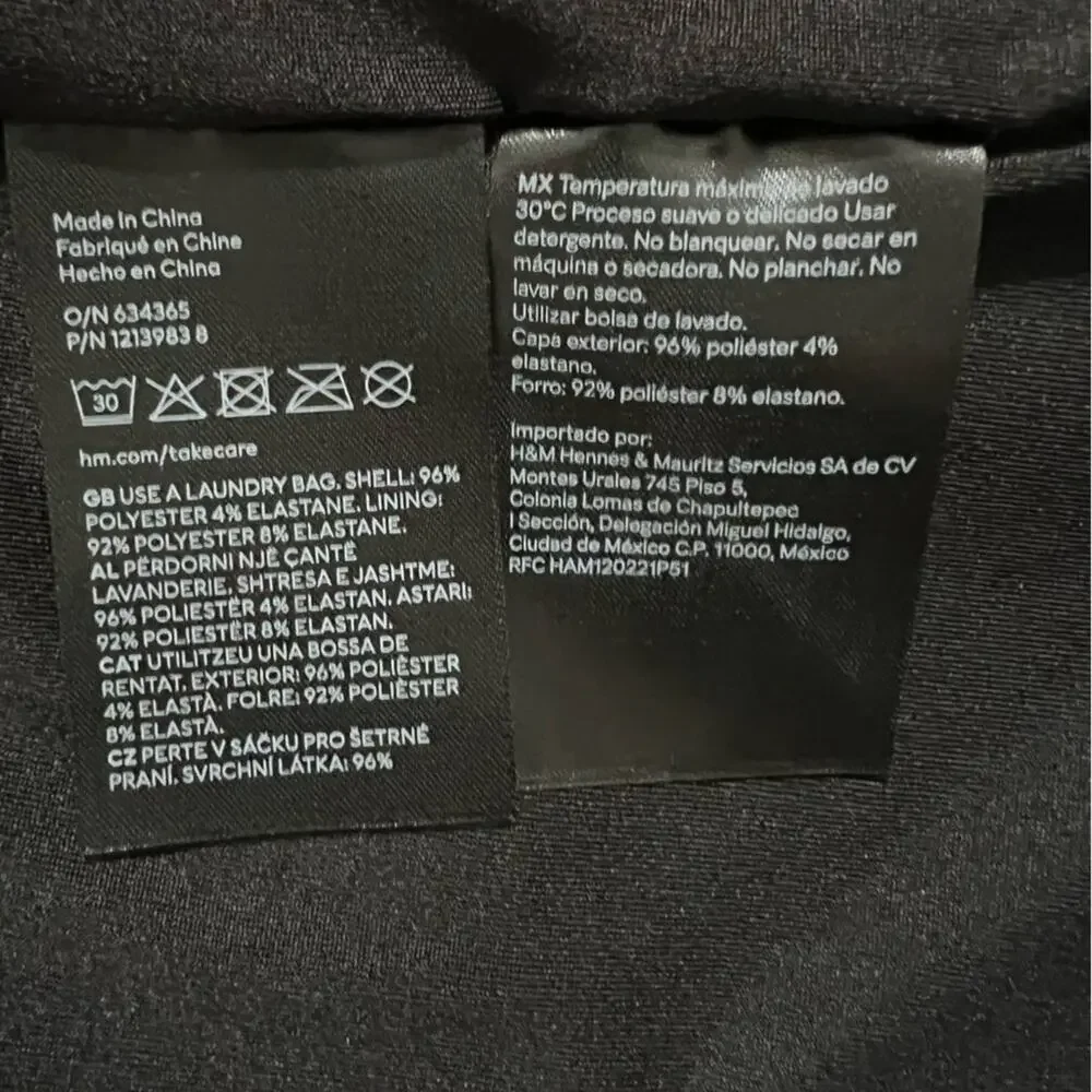 H&M Black TIE-FRONT SEQUINED JACKET - Picture 6 of 12